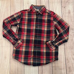 GYMBOREE boys Plaid Shirt - Red and Green/size 12